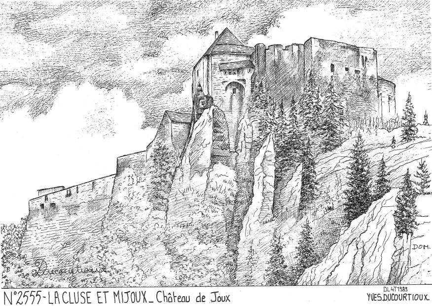 N 25055 - LA CLUSE ET MIJOUX - château de joux